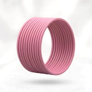 Matte Pink metal bangles set of 12 | Minimalist matte finish bangles
