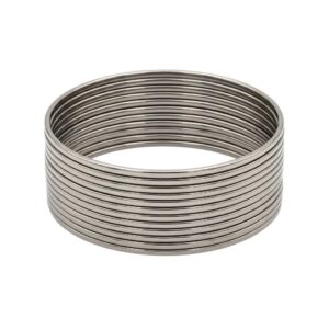 Indian style metal bangles stack of 12 | Festive bangles set for women