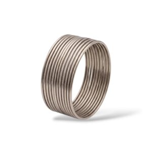 Metal bangles set of 12 for women | Silver Oxidized metal bangles stack