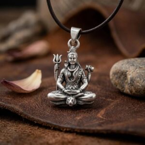 Detailed design of the shiva pendant | 925 sterling silver