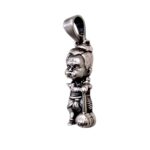 925 sterling silver Hanuman pendant