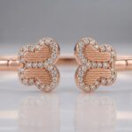 Close up of Sterling Silver Bracelet for her | 925 Sterling silver - Rose gold finish