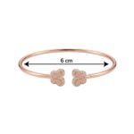 Dimension of Sterling Silver Bracelet for her | 925 Sterling silver - Rose gold finish