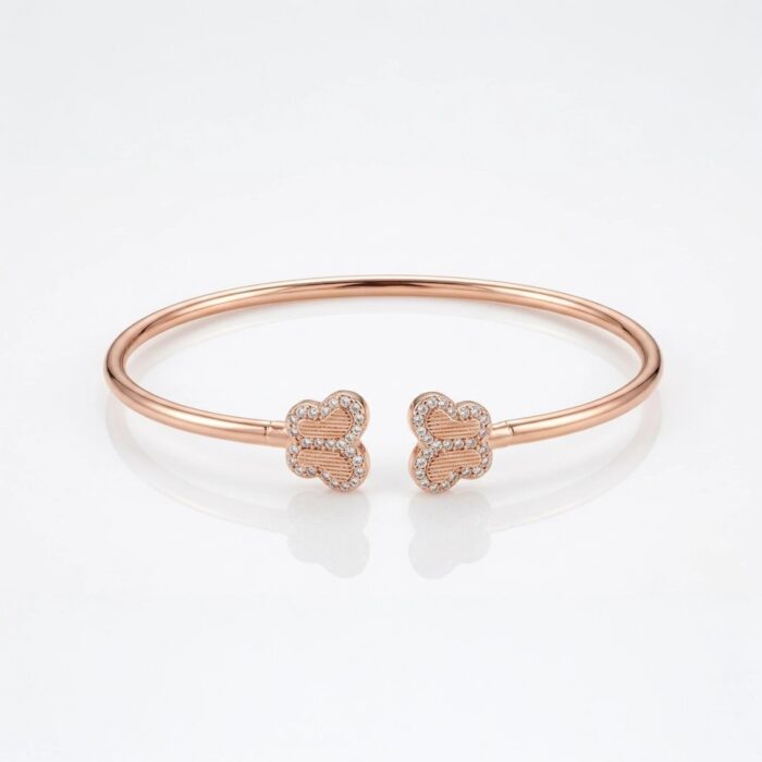 Rose gold finish - 925 sterling silver bracelet