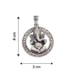 Dimensions of 925 sterling silver Pendant
