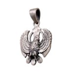 Khanda Sahib with Baaz Pendant | 925 Sterling Silver Khanda