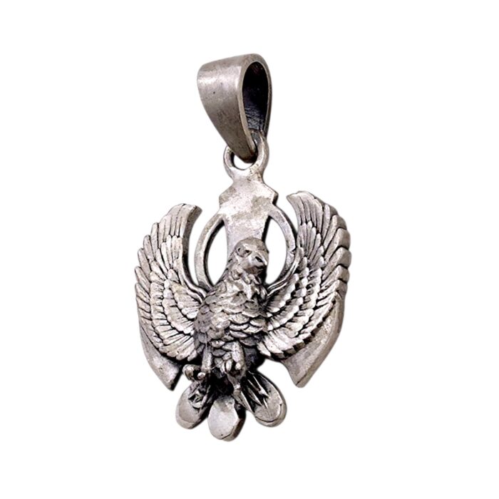 Khanda Sahib with Baaz Pendant | 925 Sterling Silver Khanda