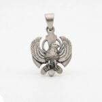 Khanda Sahib with Baaz Pendant | 925 Sterling Silver Khanda pendant