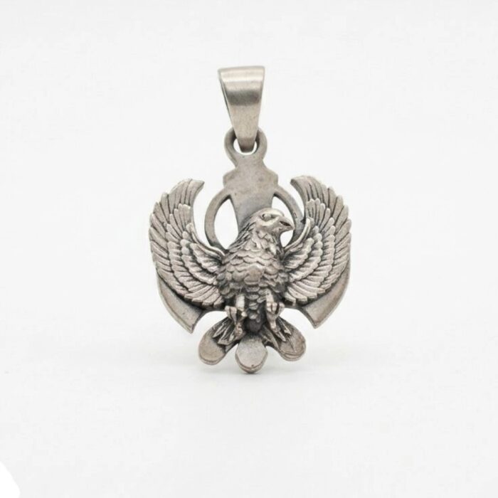 Khanda Sahib with Baaz Pendant | 925 Sterling Silver Khanda pendant
