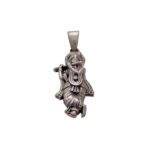 Light weight Pure silver Krishna Pendant for everyday wearing
