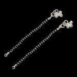 Pure silver Anklets for Baby | Pair of 925 sterling silver anklets