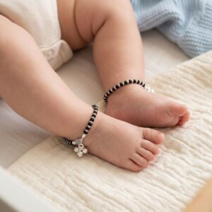 Pair of Anklets for Baby | Pure silver anklets