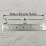 Pair of Pure Silver Anklet - 6 inch | Pure silver anklet for baby - Image 5
