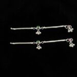 Pair of Pure Silver Anklet - 6 inch | Pure silver anklet for baby - Image 4