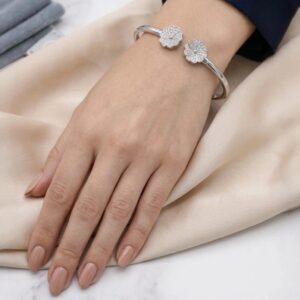 Modelled image for the silver Bracelet for her | 925 sterling silver bracelet