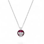 Sterling silver necklace for Her | Elegant yet stylish Rhodium plated necklace