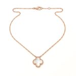 Rosegold Clover Pendant and Chain | 925 Sterling Silver Necklace - Image 3