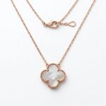 Rosegold Clover Pendant and Chain | 925 Sterling Silver Necklace - Image 4