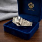 925 Sterling Silver Wahe-Guru Kada / Bracelet - Image 8