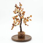 Crystal Healing Energy & Feng Shui Décor | Carnelian crystal gemstone tree - Small