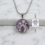 Amethyst natural stone necklace - Cat - Image 5