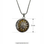 Tiger Eye natural Gemstone necklace - Sun - Image 6