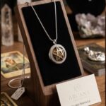 Tiger Eye Pentagram Necklace with 18 inch chain - Image 3