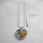 Tiger Eye Stone Heart Pendant | Natural Stone Necklace - Image 5