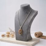 TIGER EYE GEMSTONE - OVAL - TREE OF LIFE WIRE WRAPPED PENDANT - Image 3