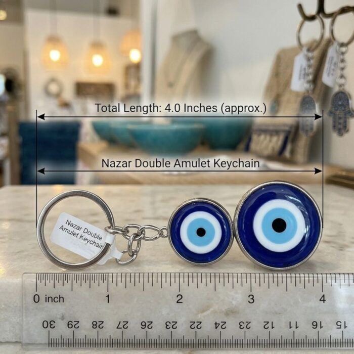 Handcrafted Evil Eye Keychain | Evil eye Hanging - Image 5