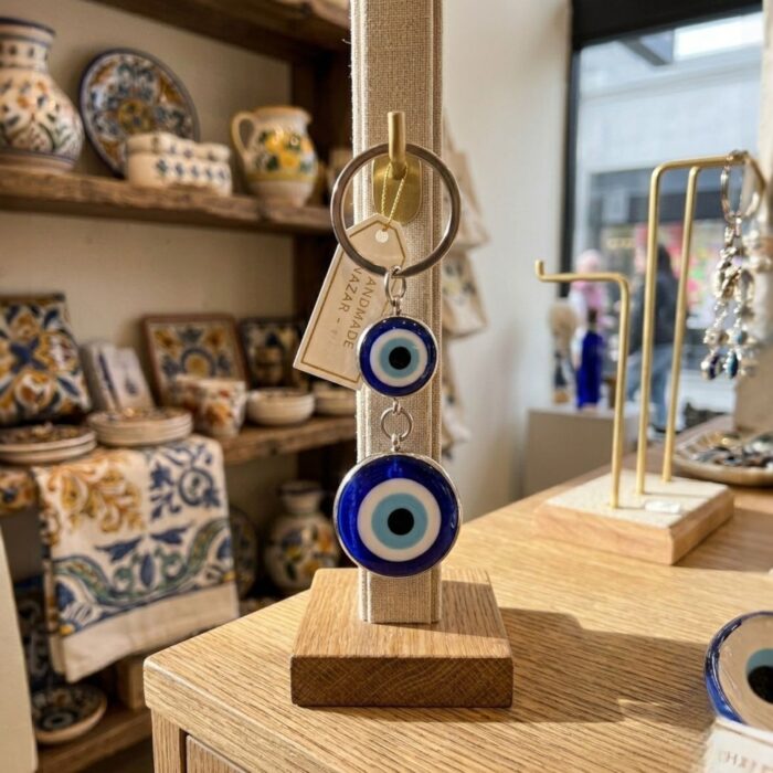 Handcrafted Evil Eye Keychain | Evil eye Hanging - Image 4