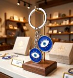 Handcrafted Evil Eye Keychain | Evil eye Hanging - Image 4