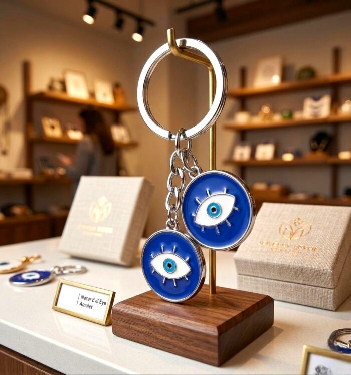 Handcrafted Evil Eye Keychain | Evil eye Hanging - Image 4