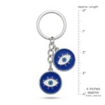 Handcrafted Evil Eye Keychain | Evil eye Hanging - Image 5