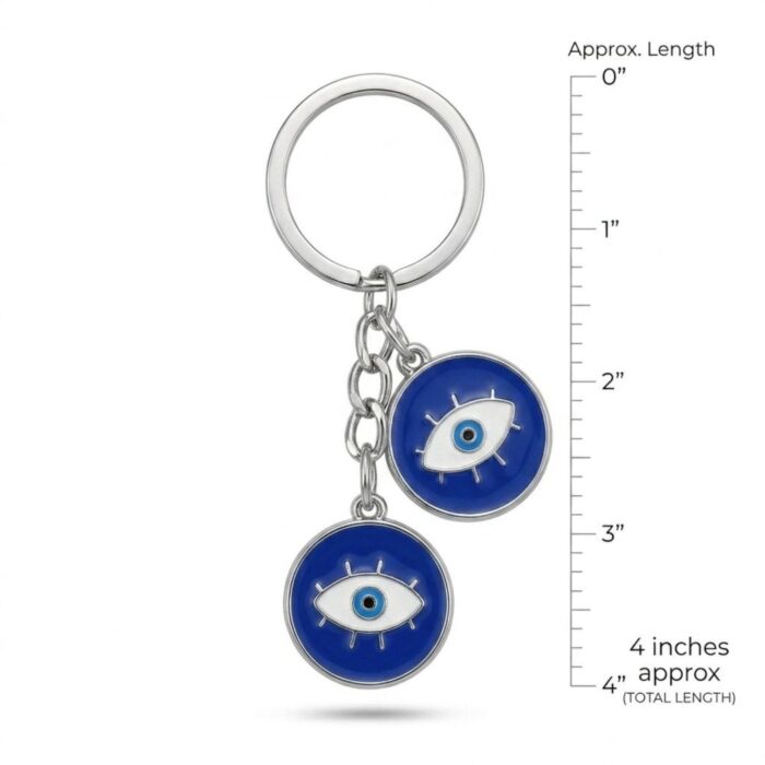 Handcrafted Evil Eye Keychain | Evil eye Hanging - Image 5