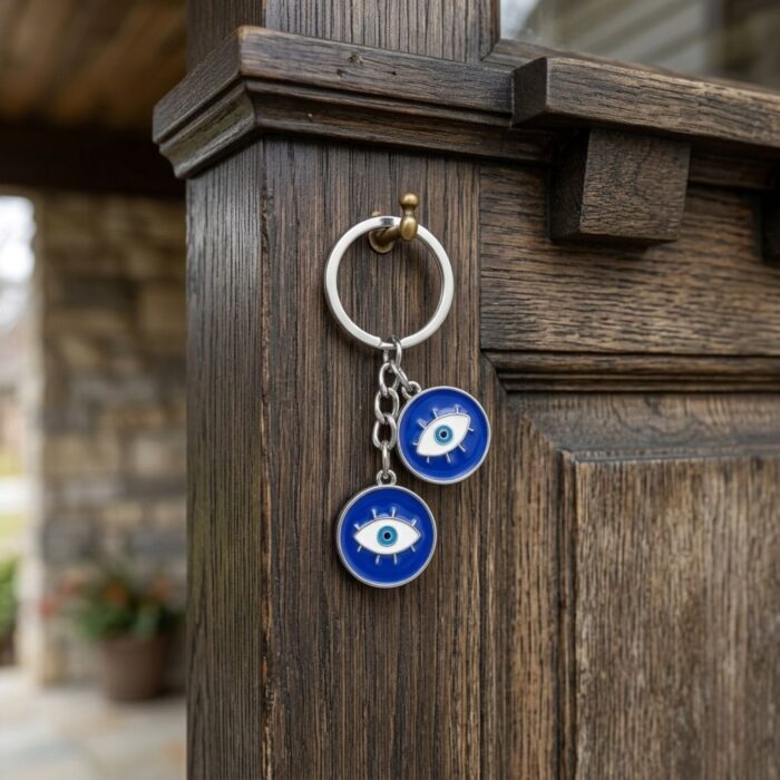 Handcrafted Evil Eye Keychain | Evil eye Hanging - Image 3
