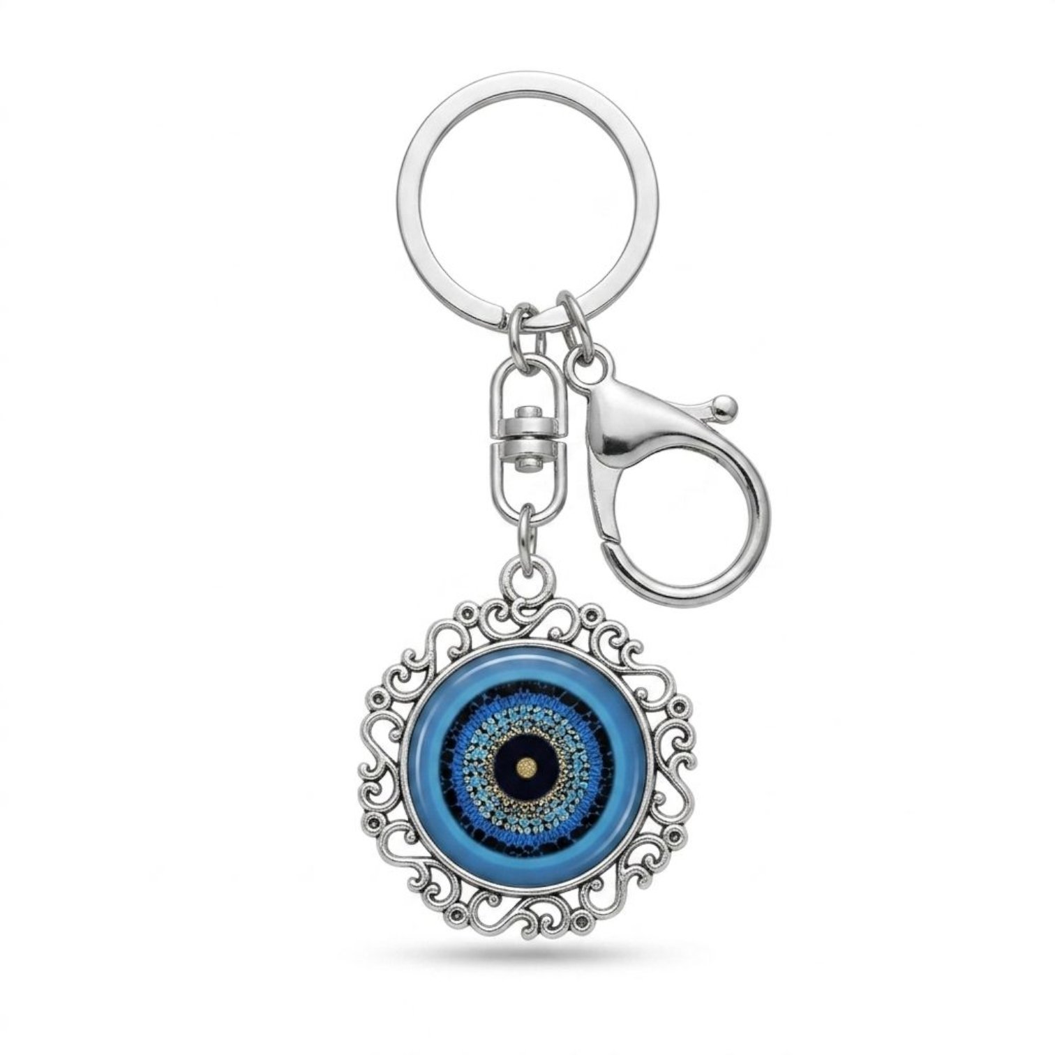 1778932293372.jpg Handcrafted Evil Eye Keychain | Evil eye Hanging - Image 1