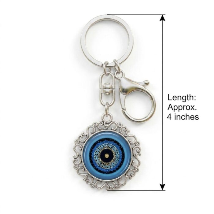 Handcrafted Evil Eye Keychain | Evil eye Hanging - Image 5