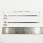 Pair of Pure Silver Anklet - 8 inch | Pure silver ankle bracelet - Image 6