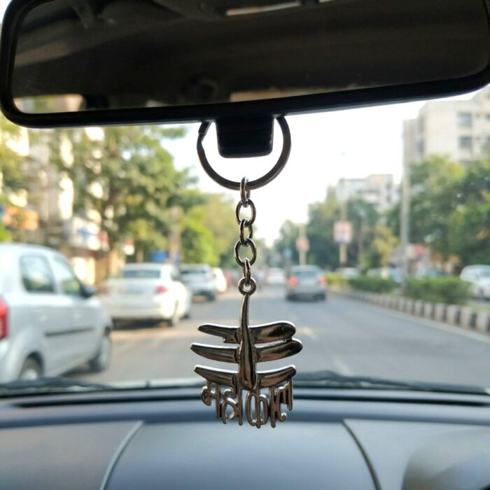 Handcrafted Mahakal Keychain | Mahakal Hanging for car - Image 3