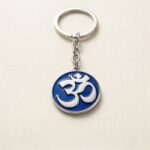 Handcrafted OM Keychain - Blue | OM Hanging for car