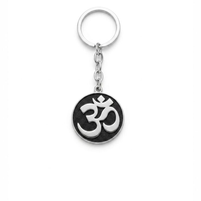 Handcrafted OM Keychain - Black | OM Hanging for car - Image 4