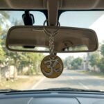 Handcrafted OM Keychain - Yellow | OM Hanging for car - Image 3