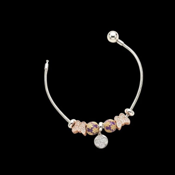 Silver Charm Bracelet | Gift for her - Image 4