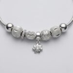 Silver Bead Charms Bracelet | Gift for her - Image 4