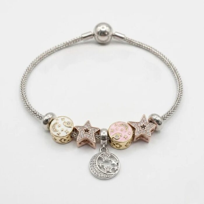 Silver Charm Bracelet | Gift for her - Image 4