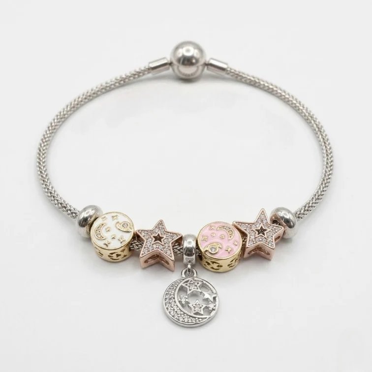 1779206874955.webp Silver Charm Bracelet | Gift for her - Image 1