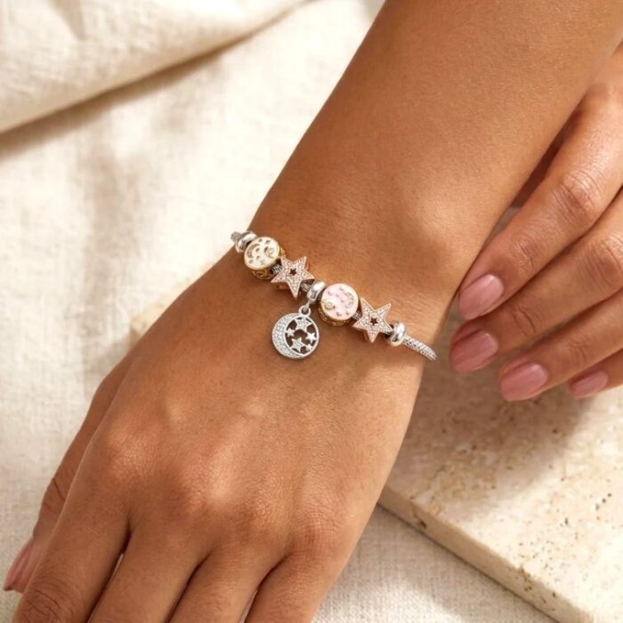Silver Charm Bracelet | Gift for her - Image 2