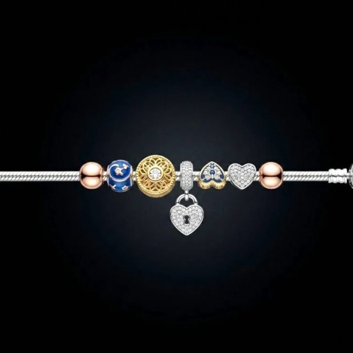 Silver Charm Bracelet | Gift for her - Image 4