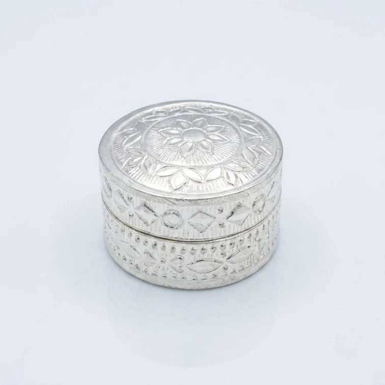 1779221362675.webp Silver Box | Chandi ki Dabbi - Round - Small - Image 1